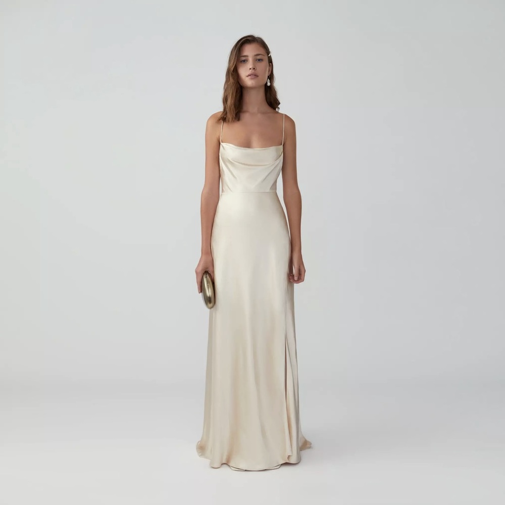 Fame & Partners Champagne Dress